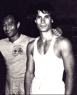 Blaise with Dan Inosanto